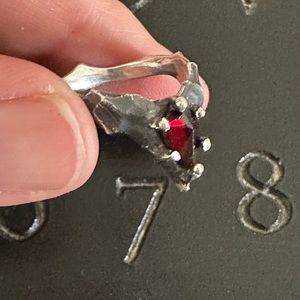 Mary Gallagher Peak garnet ring size 7.5